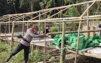 Polres Gorontalo Tertibkan Empat Titik Tambang Emas Ilegal di Dusun Pasir Putih Mootilango