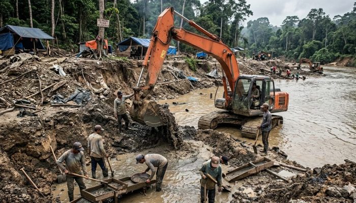 Alat Berat Kembali Beroperasi di PETI Pasir Putih Mootilango, Efektivitas Penertiban Dipertanyakan