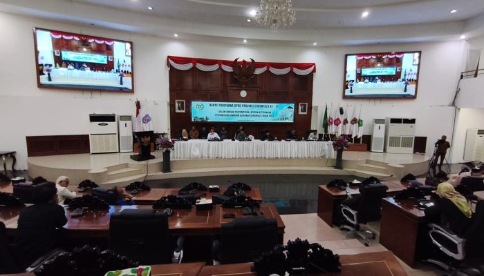 Deprov Gorontalo Gelar Paripurna Penyampaian LKPJ Gubernur Tahun Anggaran 2025