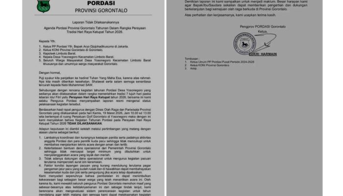 Tahun Ini Event Pacuan Kuda Yosonegoro Batal Digelar, Pordasi Ungkap Sejumlah Kendala