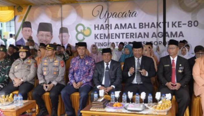 HAB ke-80 Kemenag RI di Gorontalo Berlangsung Khidmat, Wakil Ketua DPRD Turut Hadir