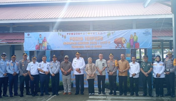Ketua DPRD Gorontalo Dampingi Forkopimda Buka Posko Terpadu dan Pantau Arus Mudik Idul Fitri 1447 H