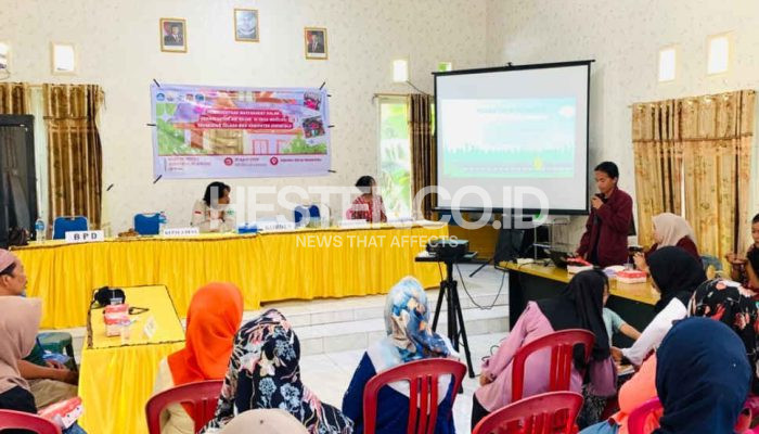 Krisis Air Bersih di Modelidu, Mahasiswa UNG Tawarkan Solusi Air Hujan