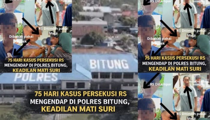 75 Hari Kasus Persekusi Aanak Dibawah Umur Mengendap di Polres Bitung, Keluarga Nilai Keadilan Mati Suri