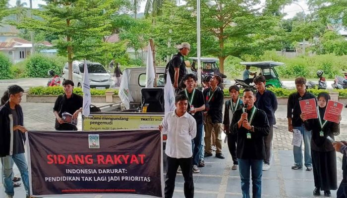 Ribuan Anak Tak Sekolah Jadi Sorotan Aksi Hardiknas KAMMI Gorontalo