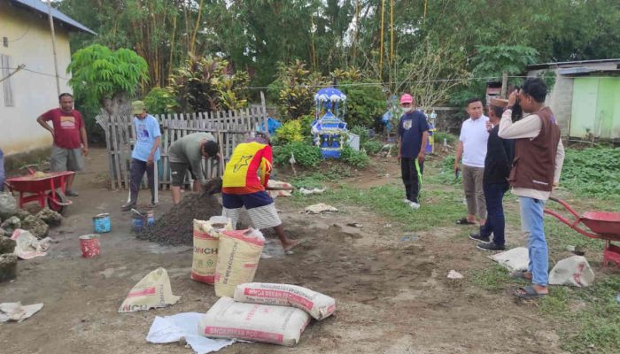 Ramdan Liputo Tinjau Tanggul Sungai Kritis di Kayubulan, Apresiasi Gotong Royong Warga