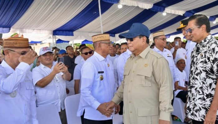 Bupati Ismet Mile Hadiri Peresmian Kampung Nelayan Merah Putih oleh Presiden Prabowo