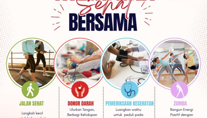 KT Modelidu Luncurkan Bulan Kemerdekaan Lewat Donor Darah dan Jalan Sehat