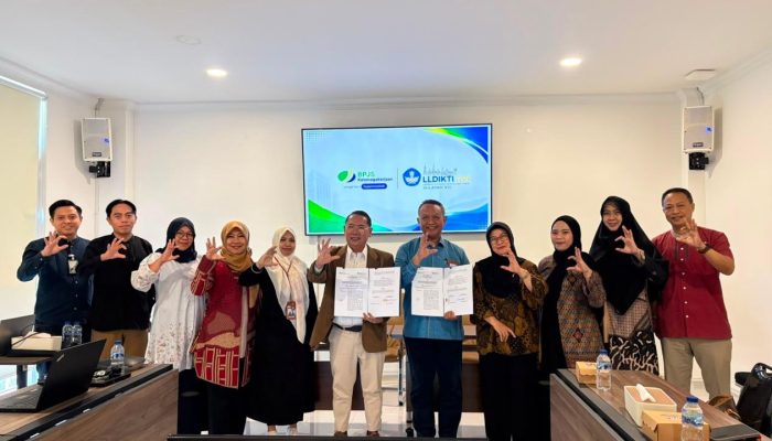 BPJS Ketenagakerjaan Gorontalo dan LLDIKTI Wilayah XVI Teken MoU, Perkuat Perlindungan Dosen dan Ekosistem Kampus