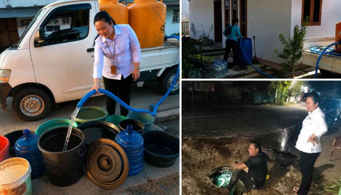 Atasi Krisis Air Bersih, Perumda Tirta Bolango Mulai Distribusi ke Rumah Warga