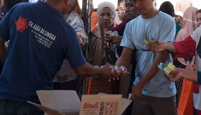 Pasar Murah 1.000 Paket Digelar di Bonepantai