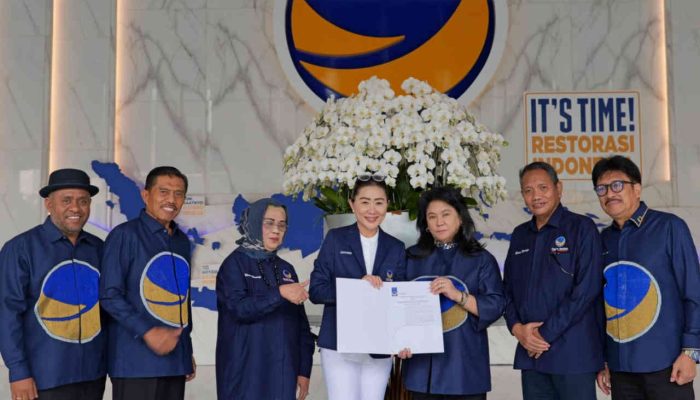 Terima SK Pimpin Nasdem Gorontalo, Indrawati Gobel Lanjutkan Estafet Rachmat Gobel