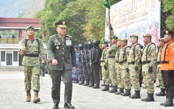 HUT TNI ke-81 di Gorontalo, Kasdam Wahyu Bacakan Amanat Panglima tentang Kekuatan dan Tanggung Jawab