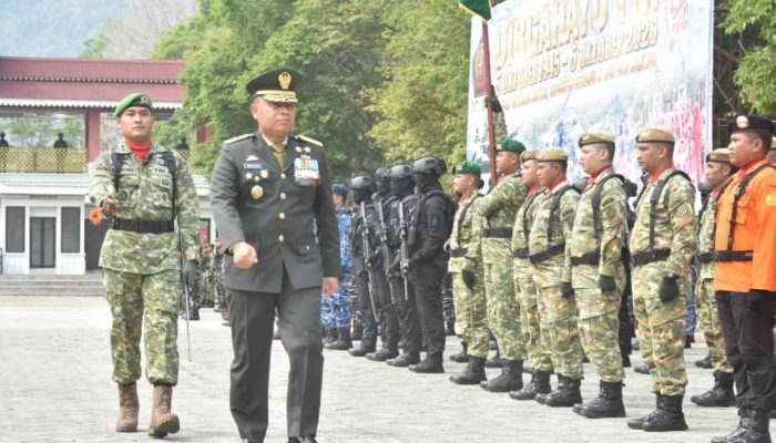 HUT TNI ke-81 di Gorontalo, Kasdam Wahyu Bacakan Amanat Panglima tentang Kekuatan dan Tanggung Jawab