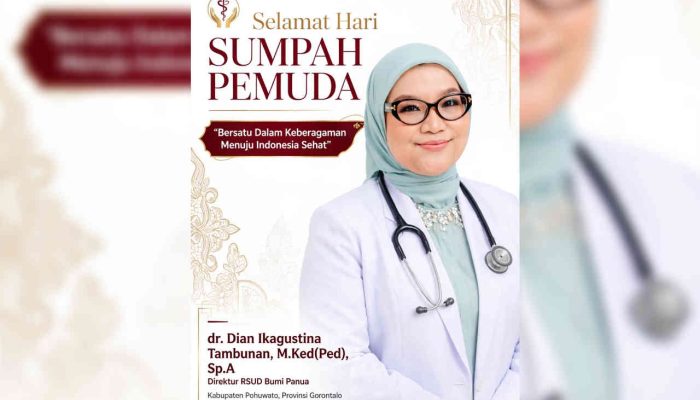 Moment Sumpah Pemuda, Direktur RSUD Bumi Panua Ajak Pemuda Pohuwato Peduli Kesehatan