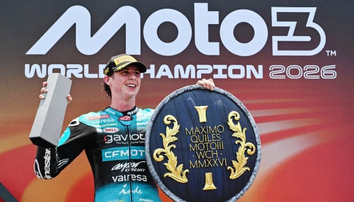 Klasemen Moto3 2026 di Mandalika, Maximo Quiles Juara Dunia, Veda Ega Naik ke Posisi 7